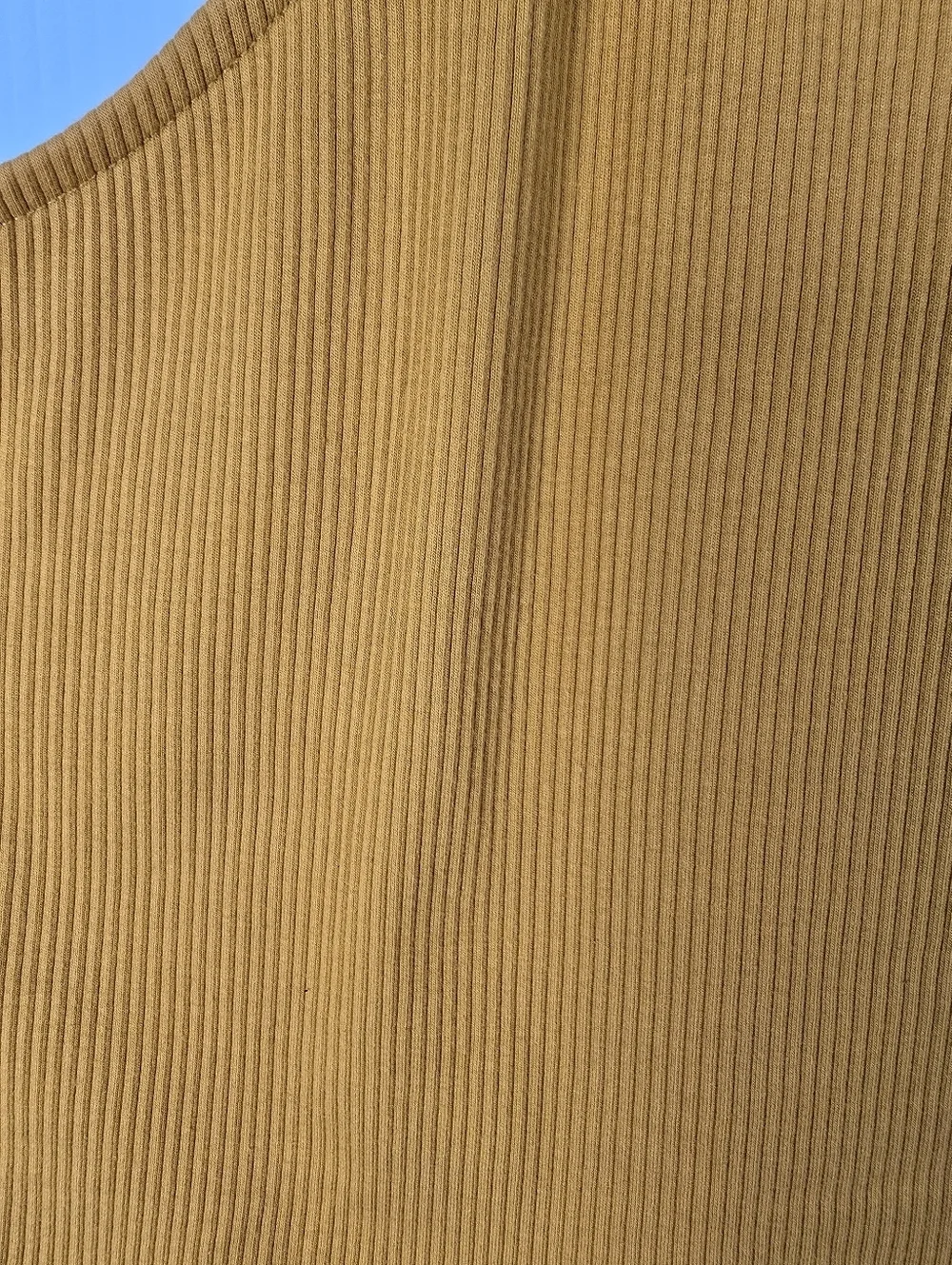 J. Crew Ribbed Halter Crop Top in Mustard  Size XL Summer Festival Boho Vacation